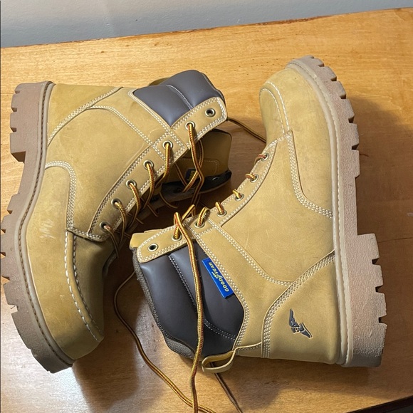 Men\'s Good Year Tan Leather Boots. Size 11 main image 6